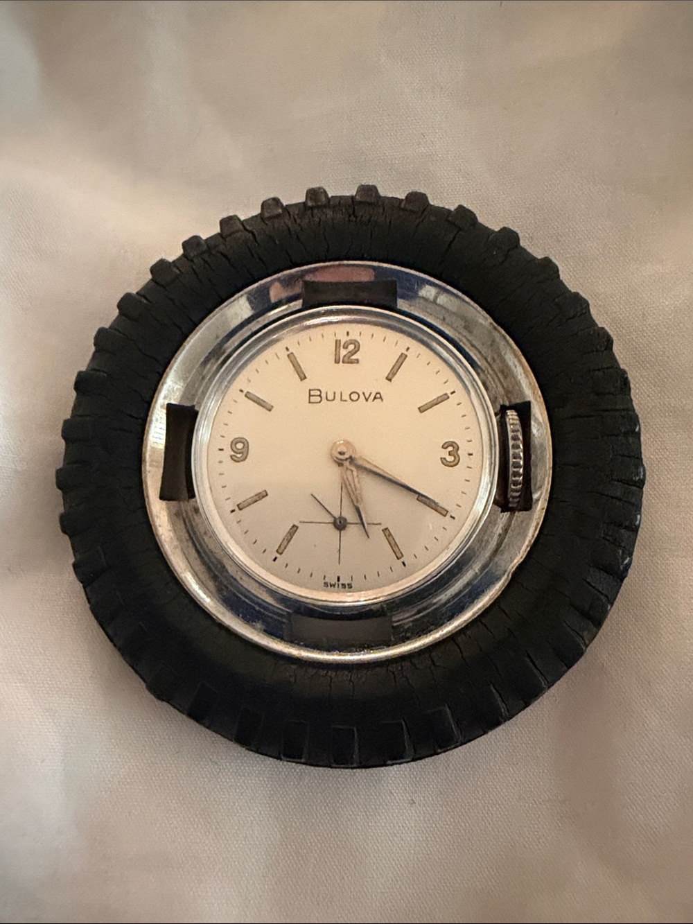 Vintage BULOVA B.F. Goodrich Swiss Mechanical Tire Watch 1960s RARE!